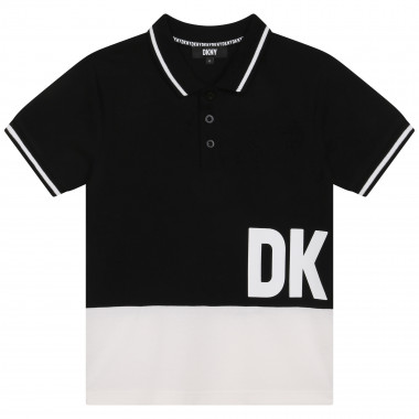 Polo met gestreepte randen DKNY Voor