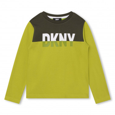 T-shirt con inserto e logo DKNY Per RAGAZZO