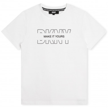 T-Shirt mit Kontrastprint DKNY Für JUNGE