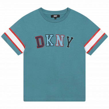 T-shirt con logo ricamato DKNY Per RAGAZZO