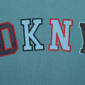 T-shirt con logo ricamato DKNY Per RAGAZZO