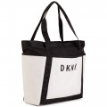 Dual-material tote bag DKNY for GIRL