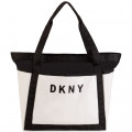Shopper in due materiali DKNY Per BAMBINA