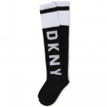 Calcetines de punto jacquard DKNY para NIÑA
