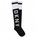 Calcetines de punto jacquard DKNY para NIÑA