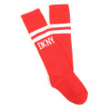 Hoge sokken met logo DKNY Voor