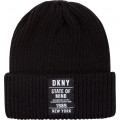 Cappello a costine 2x2 DKNY Per BAMBINA