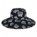 Reversible canvas floppy hat DKNY for GIRL