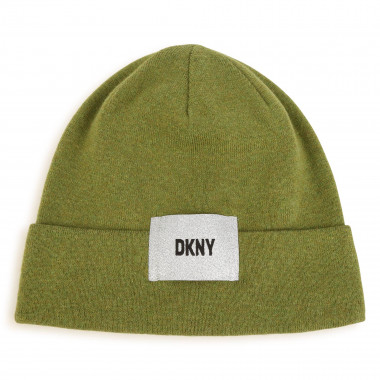 Glänzende Mütze mit Label DKNY Für MÄDCHEN