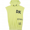 Robe à capuche molleton DKNY pour FILLE
