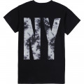Robe à logo tie-dye DKNY pour FILLE