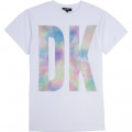 Vestito con logo tie-dye DKNY Per BAMBINA