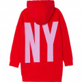 Robe à capuche molletonnée DKNY pour FILLE