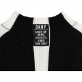 Vestito dritto a maglia DKNY Per BAMBINA