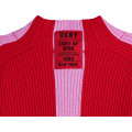 Robe droite en tricot DKNY pour FILLE