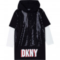 Vestido con capucha DKNY para NIÑA
