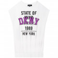 Vestito in cotone bio DKNY Per BAMBINA