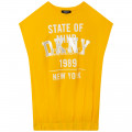 Vestido de algodón ecológico DKNY para NIÑA