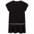 Short-sleeved cotton dress DKNY for GIRL