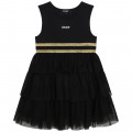Sleeveless bi-material dress DKNY for GIRL