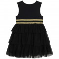 Sleeveless bi-material dress DKNY for GIRL