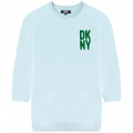Vestido suéter de manga larga DKNY para NIÑA