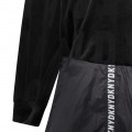 Robe à capuche bande logo DKNY pour FILLE