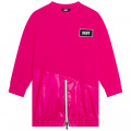 Zipped bi-material dress DKNY for GIRL