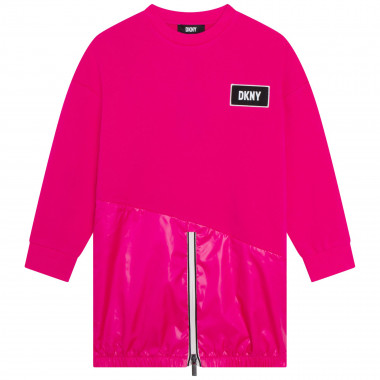 Vestito combinato con zip DKNY Per BAMBINA