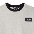 Robe droite bimatière DKNY pour FILLE