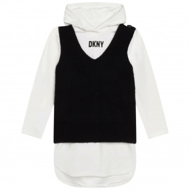 2-in-1 jurk met capuchon DKNY Voor