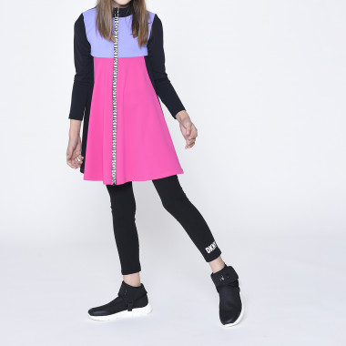 Tri-colour zip-up dress  for 