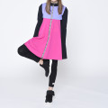 Driekleurige jurk met rits DKNY Voor