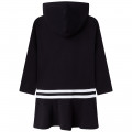 Fine-fleece hooded dress DKNY for GIRL