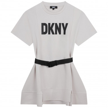 Robe ceinturée manches courtes DKNY pour FILLE