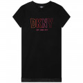 Robe bimatière brodée DKNY pour FILLE