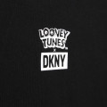 Robe T-shirt en coton imprimé DKNY pour FILLE