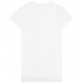 Robe T-shirt bimatière DKNY pour FILLE