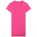 Vestito t-shirt bimateriale DKNY Per BAMBINA