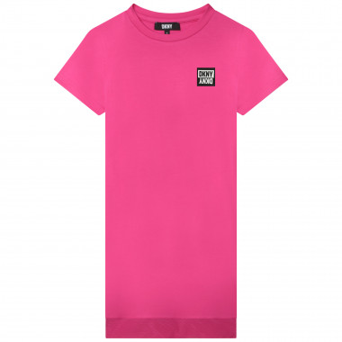 T-Shirtkleid aus 2 Materialien DKNY Für MÄDCHEN