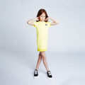 Robe T-shirt bimatière DKNY pour FILLE