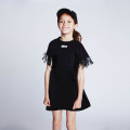 Short-sleeved fringed dress DKNY for GIRL