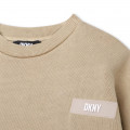 Straight logo cotton dress DKNY for GIRL