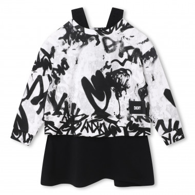 Robe 2-en-1 avec sweat-shirt DKNY pour FILLE