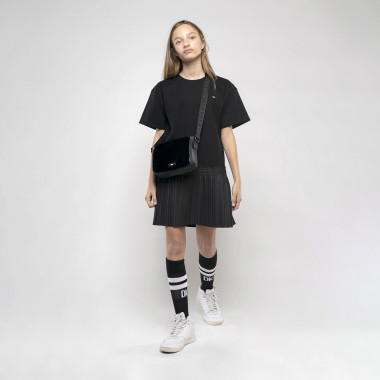 Falten-Kleid aus 2 Materialien DKNY Für MÄDCHEN