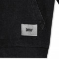 Robe molletonnée en coton DKNY pour FILLE