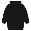 Robe sweat-shirt à capuche DKNY pour FILLE
