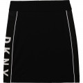 Jupe droite  à logo DKNY pour FILLE