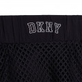 Jupe à taille élastiquée DKNY pour FILLE