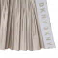 Jupe plissée en lamé DKNY pour FILLE